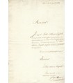 GEORGE Mlle, tragédienne. Lettre Signée à Louis XVIII (G 4473)