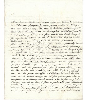 BAILLY (Jean Sylvain). Mathématicien, astronome. Premier Maire de Paris. Lettre Signée ( G 3735)