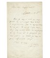 VERDI Giuseppe. Compositeur italien. Lettre autographe au directeur de l'Opéra (G 3638)