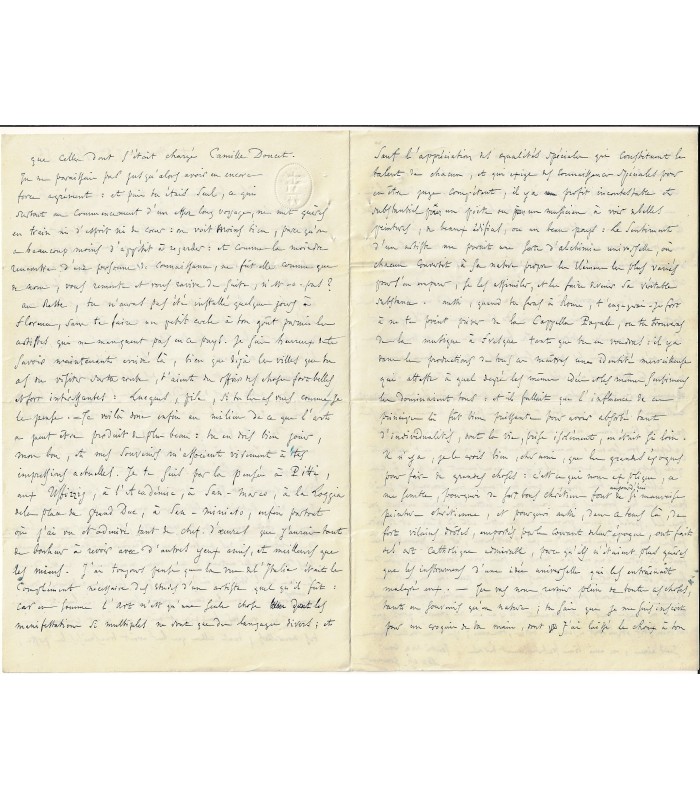 GOUNOD Charles, compositeur. Lettre autographe. G 4821