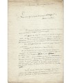 MARRAST Armand, journaliste et homme politique. Manuscrit autographe (E 10365)