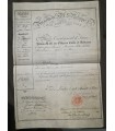 PASSEPORT signé par le Consul général de France à Londres (Réf. G 1920)