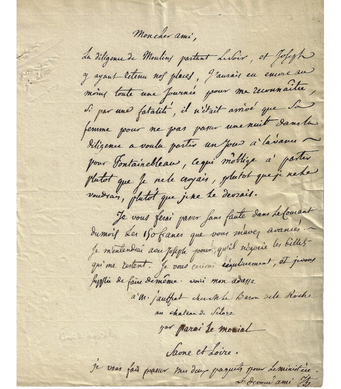 JAUFFRET Louis-François. Directeur de la Bibliothèque de Marseille.