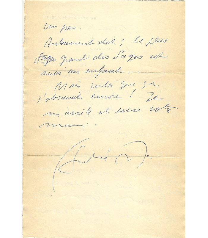 MASSON André, peintre surréaliste