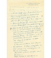 MALRAUX André, écrivain, homme politique. Lettre autographe (G 3858)