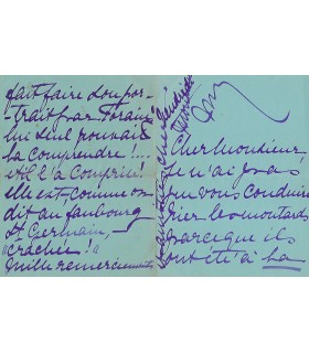 GYP (Sybille Riquetti de MIRABEAU, comtesse de Martel). Femme de lettres. Lettre Autographe (G 5139)
