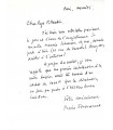 EMMANUEL Pierre. Poète, journaliste. Académicien. Lettre à Pillaudin (Réf. G 5114)