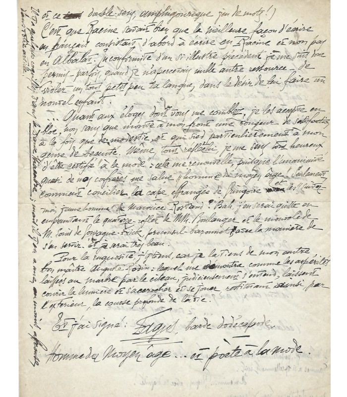 FAGUS (Georges Faillet, dit). Poète symboliste, né à Bruxelles.