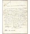 GEORGE MADEMOISELLE, tragédienne. Lettre autographe (G 3554)