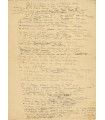 SAMAIN Albert. Poète symboliste. Poème autographe (manuscrit de travail, nombreuses ratures et corrections)  (Réf. G 4518)