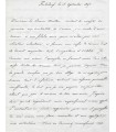 HENRI V, comte de Chambord. Dernier héritier des Bourbons. Lettre autographe (Réf. G 3750)