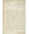 COLBERT SEIGNELAY. ARCHEVÊQUE. LETTRE SIGNÉE (G 1069).