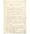 MERY Joseph, homme de lettres. Lettre autographe (G 661)