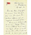 MAC AULIFFE LÉON. MÉDECIN. LETTRE AUTOGRAPHE (G 1424).