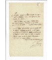 SENANCOUR, Etienne pivert de, écrivain.  Lettre Autographe (G 1914)