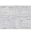REJANE Gabrielle. Actrice. Lettre autographe (Réf. G 3093)