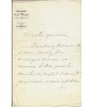 MACKAU (Ange René Armand de). Ministre. Amiral.  Lettre autographe (E 10364)