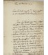 LENOIR-LAROCHE Jean-Jacques, directeur du Moniteur. Lettre autographe (E 10359)