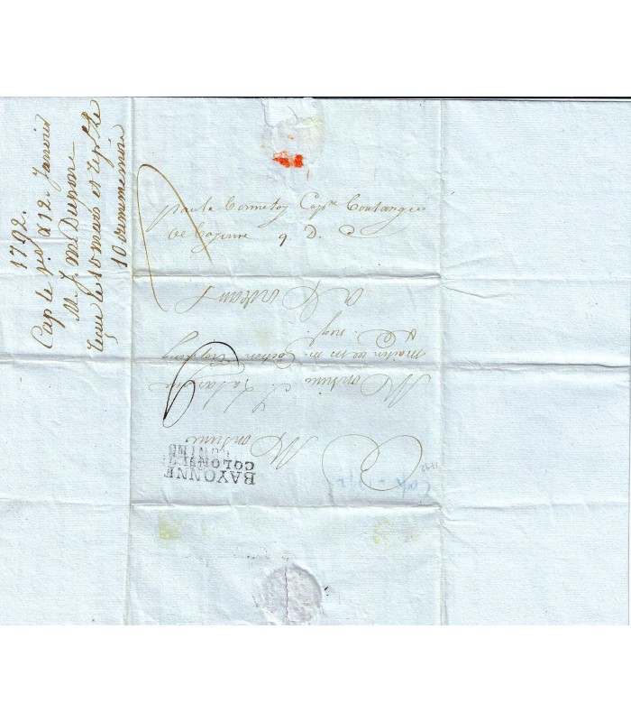 SAINT-DOMINGUE. DUPIN, lettre d'affaires (Réf. E 10273)