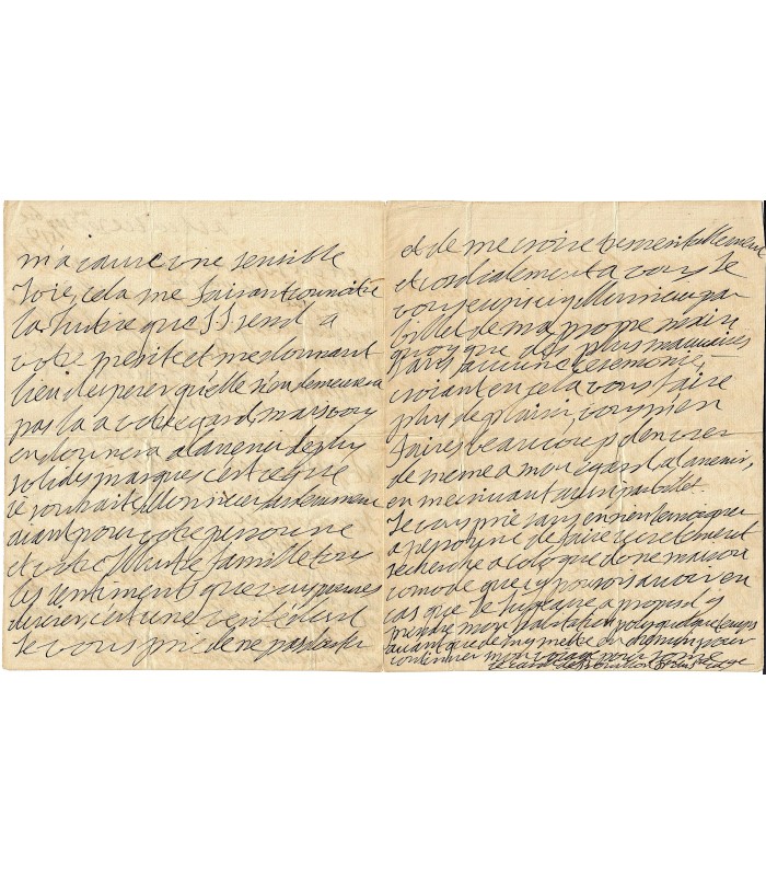 BOUILLON CARDINAL de. Prélat. Neveu de Turenne. Lettre autographe, 20 septembre 1712 (Réf. G 5485)