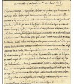 BOUILLON (Emmanuel Théodose de La Tour d'Auvergne, cardinal de). Lettre avec APOSTILLE signée ( G 5484)