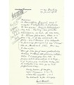 HENRIOT Emile. Lettre autographe. G 2311