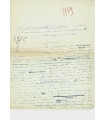 BILLY André. Manuscrit Autographe G 2214