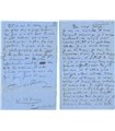 RICHEPIN Tiarko, compositeur. Lettre Autographe (G 4140)