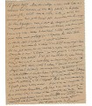 BOUCHOR Maurice. Carte-lettre Autographe. G 2648