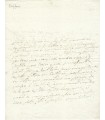 SUFFREN DE SAINT TROPEZ, célèbre marin. Lettre autographe (G 374)