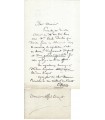 CHAM, illustrateur et caricaturiste. Lettre Autographe (G 4435)