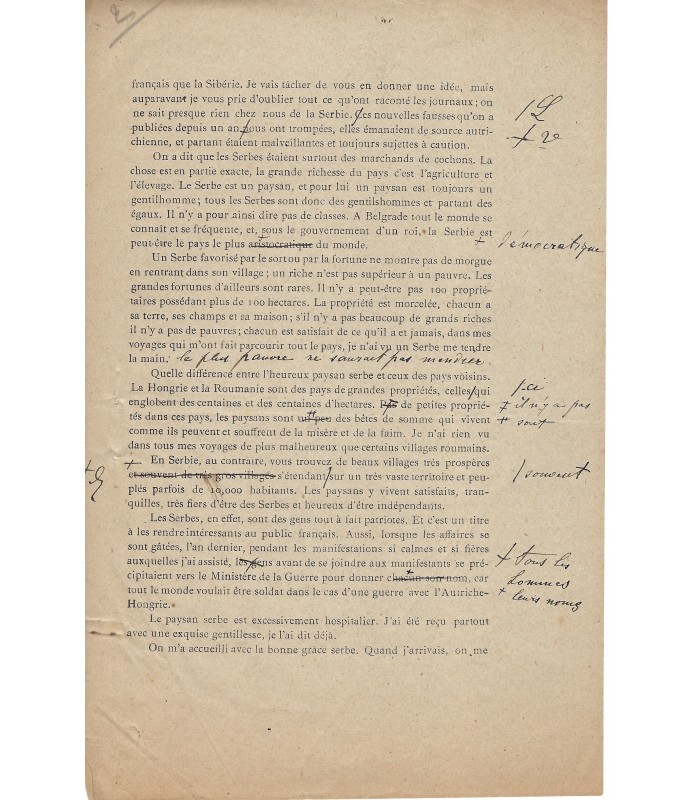 LABBE Paul, linguiste. Lettre autographe (E 10246)