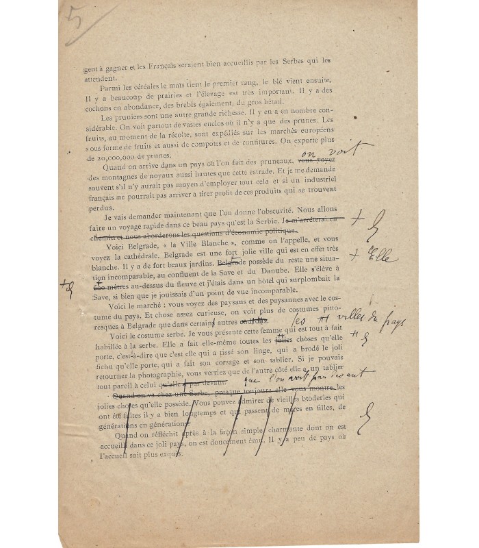 LABBE Paul, linguiste. Lettre autographe (E 10246)