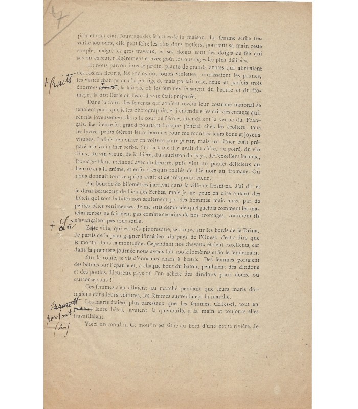 LABBE Paul, linguiste. Lettre autographe (E 10246)