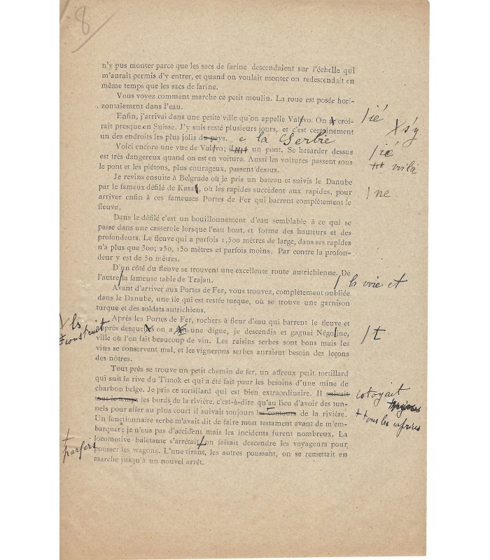 LABBE Paul, linguiste. Lettre autographe (E 10246)