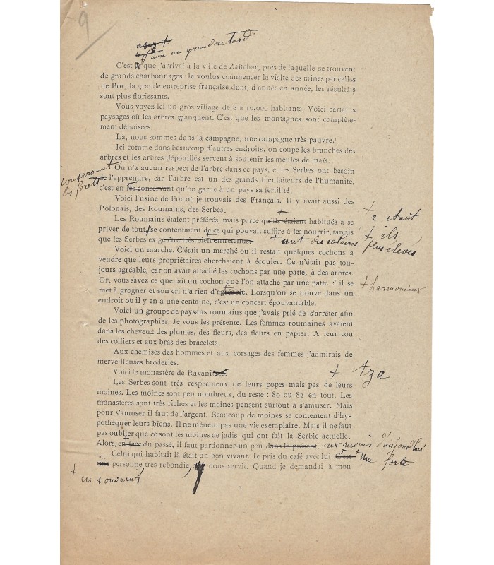 LABBE Paul, linguiste. Lettre autographe (E 10246)