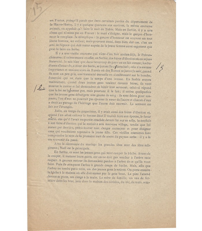 LABBE Paul, linguiste. Lettre autographe (E 10246)