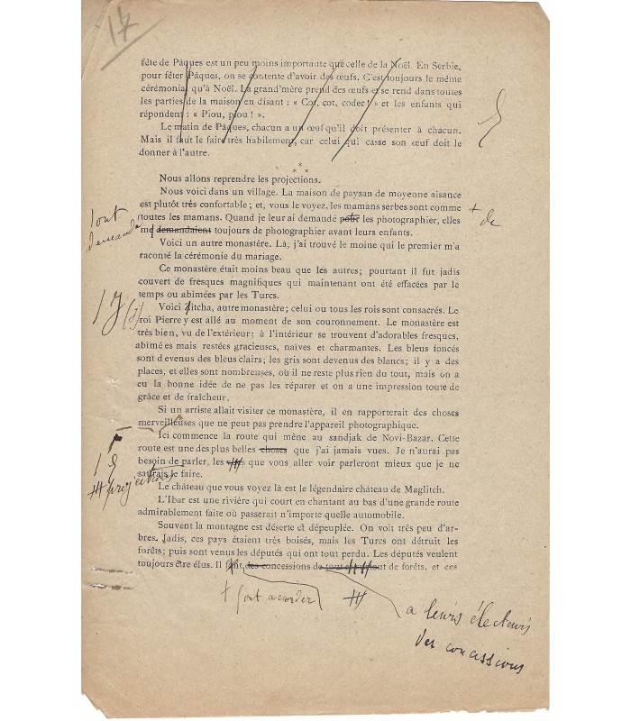 LABBE Paul, linguiste. Lettre autographe (E 10246)