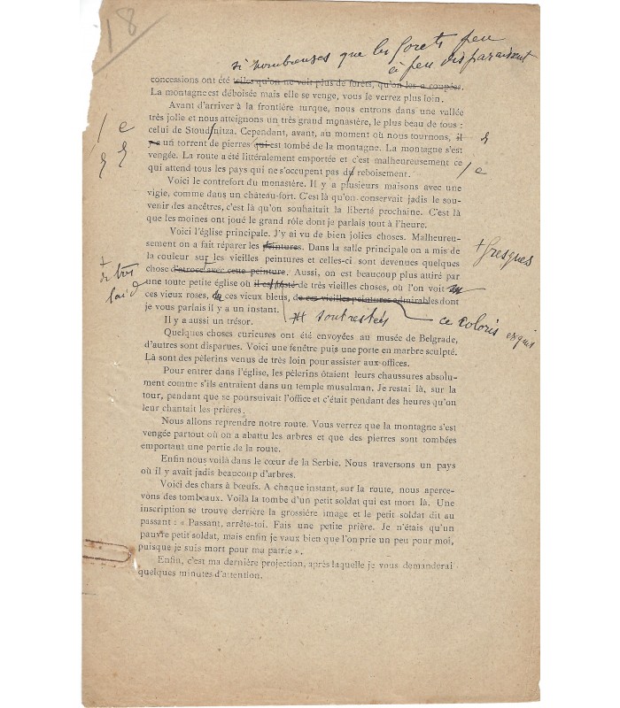 LABBE Paul, linguiste. Lettre autographe (E 10246)