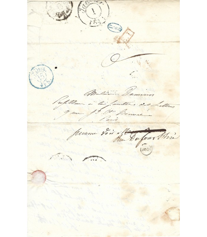 LACRETELLE Jean de, avocat. Lettre autographe (E 10247)