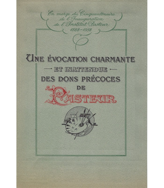 [PASTEUR Louis, chimiste et biologiste]. Deux plaquettes (E 10178)