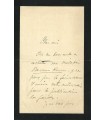 ROUSSEAU Samuel, compositeur. Lettre autographe (G 2659)