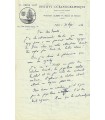 PORTIER Paul, zoologiste et biologiste marin. Lettre autographe (G 2622)