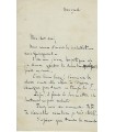 BRUNEAU Alfred, compositeur français. Lettre autographe G 3033