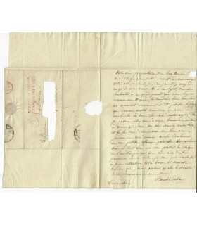 TASTU Sabine, femme de lettres. Lettre autographe (G 3127)