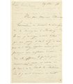 (LAMARTINE Alph. de). RATISBONNE Louis, écrivain. Lettre autographe (G 36)