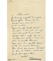 ZIEM Félix, peintre. Lettre autographe (G 3641)