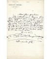 BERGERAT Emile, poète, dramaturge. Lettre autographe (G 489)