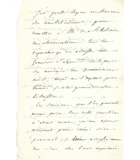 KELLERMANN François, maréchal de France. Billet autographe (G 3474)