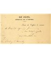 BARBEY D'AUREVILLY. Ecrivain, journaliste. Pièce autographe signée (1854) (Réf. G 3665)
